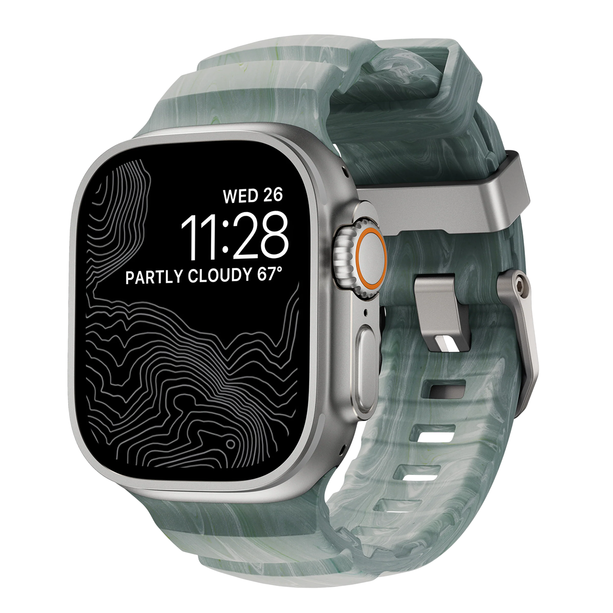 Ремінець Nomad Rocky Point Band Natural Titanium Hardware 46mm/49mm - Sierra Stone (NM009872858)