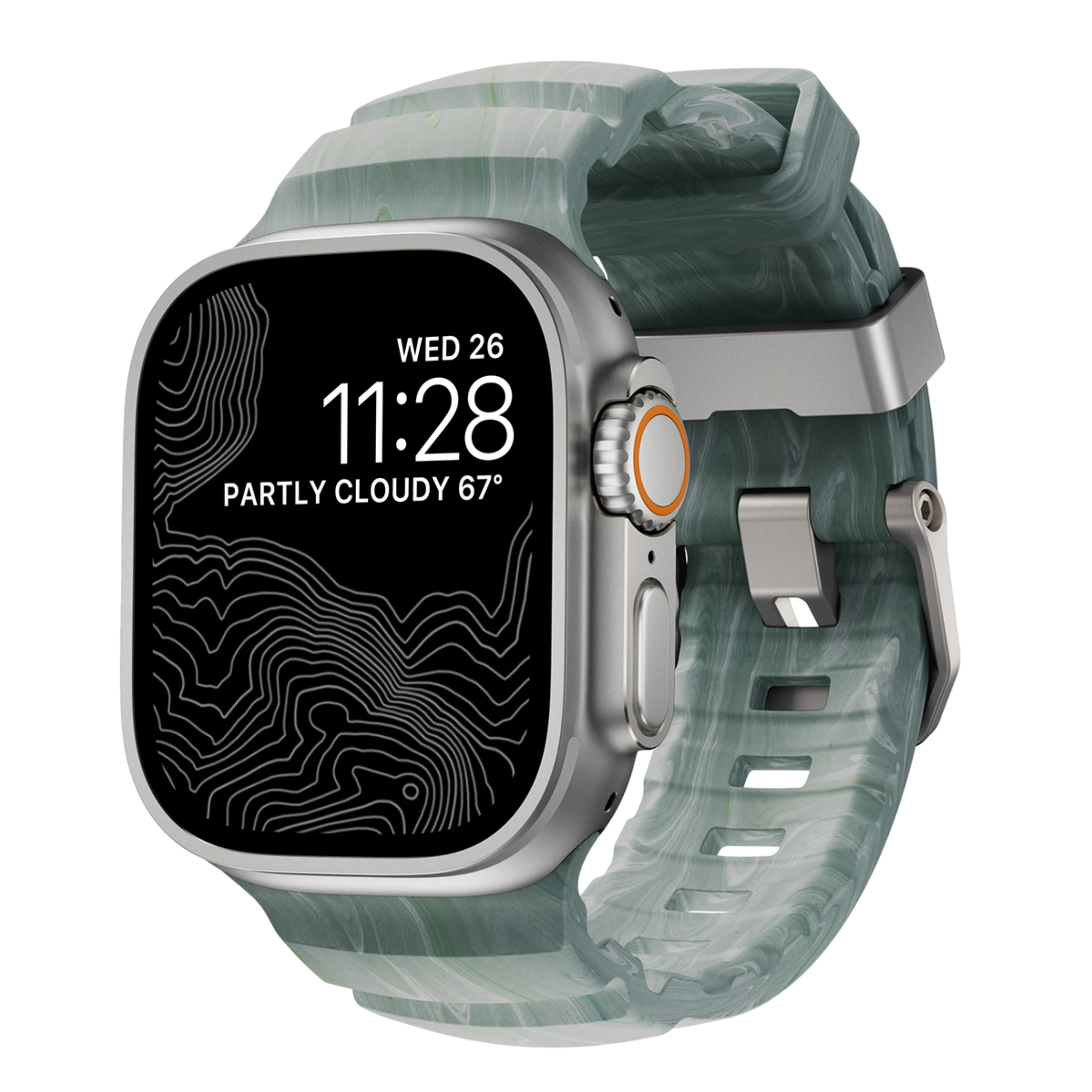 Ремінець Nomad Rocky Point Band Natural Titanium Hardware 46mm/49mm - Sierra Stone (NM009872858) Ремінець Nomad Rocky Point Band Natural Titanium Hardware 46mm/49mm - Sierra Stone (NM009872858)