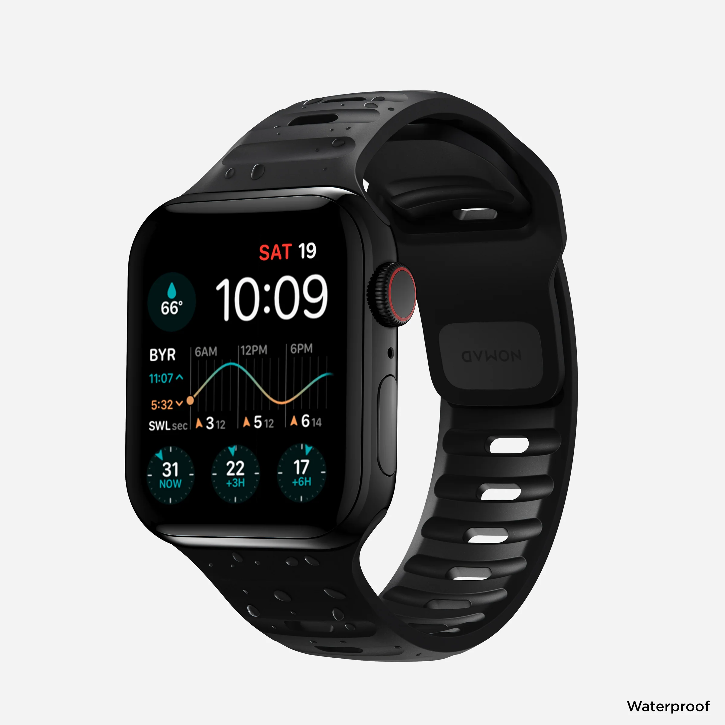 Ремінець NOMAD Sport Band для Apple Watch 41mm/42mm - Black (NM1A310000)