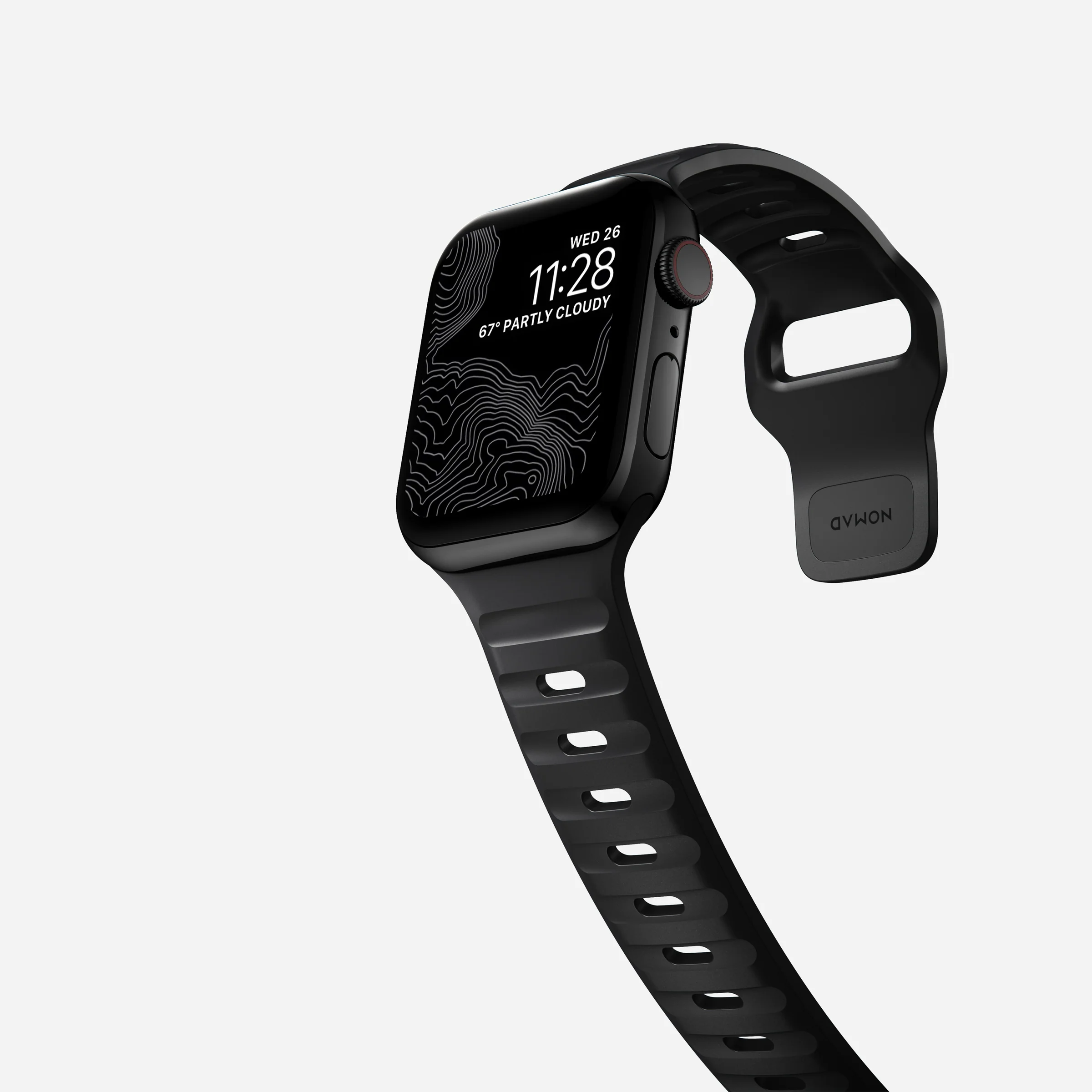 Ремінець NOMAD Sport Band для Apple Watch 41mm/42mm - Black (NM1A310000)