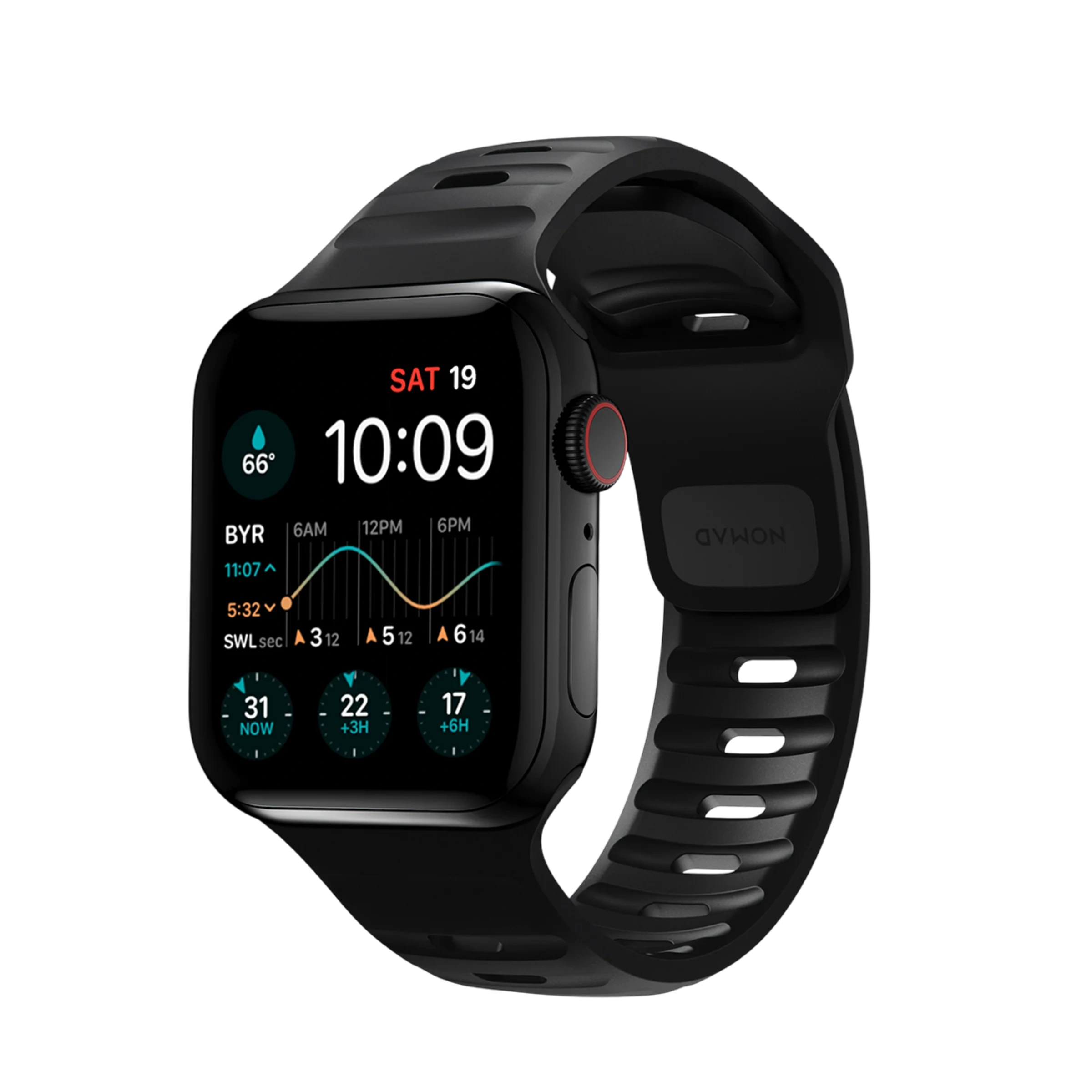 Ремінець NOMAD Sport Band для Apple Watch 41mm/42mm - Black (NM1A310000)