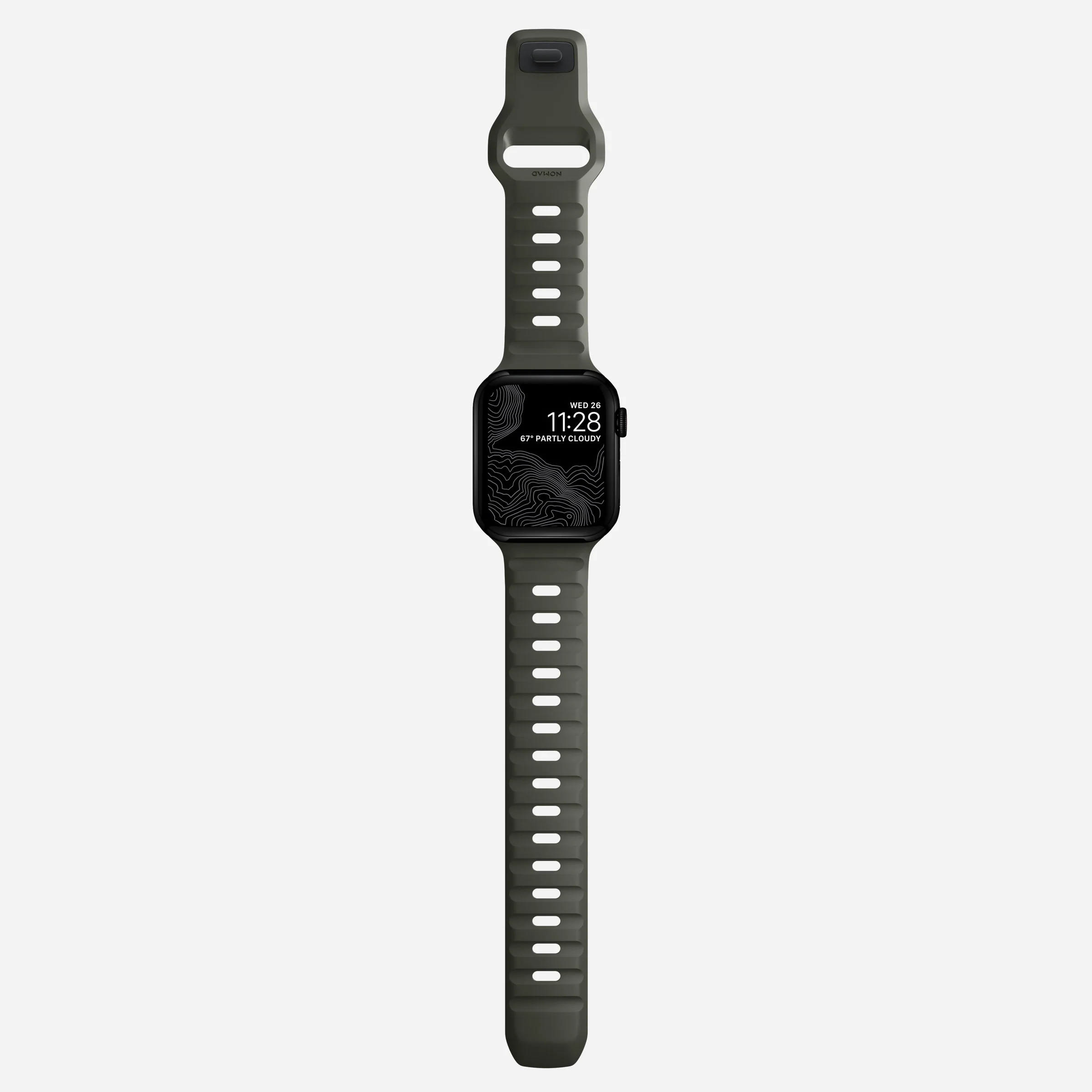 Ремінець NOMAD Sport Band для Apple Watch 42/44/45/46/49mm - Ash Green (NM01132585)