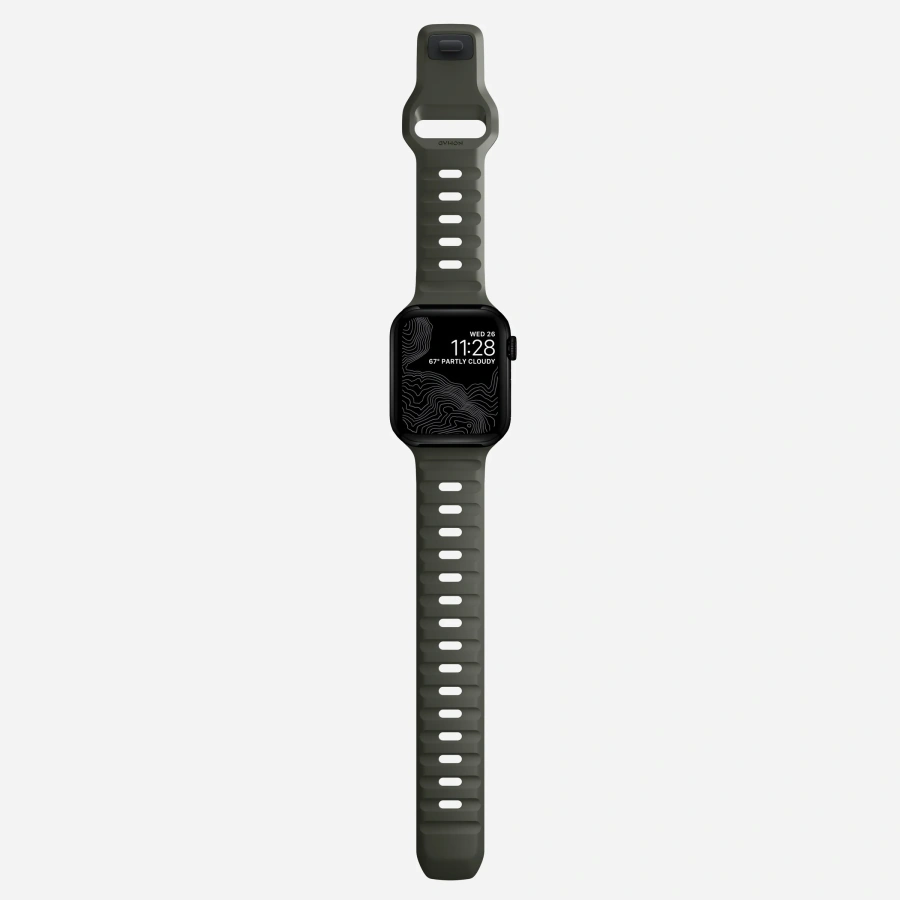 Ремінець NOMAD Sport Band для Apple Watch 42/44/45/46/49mm - Ash Green (NM01132585)
