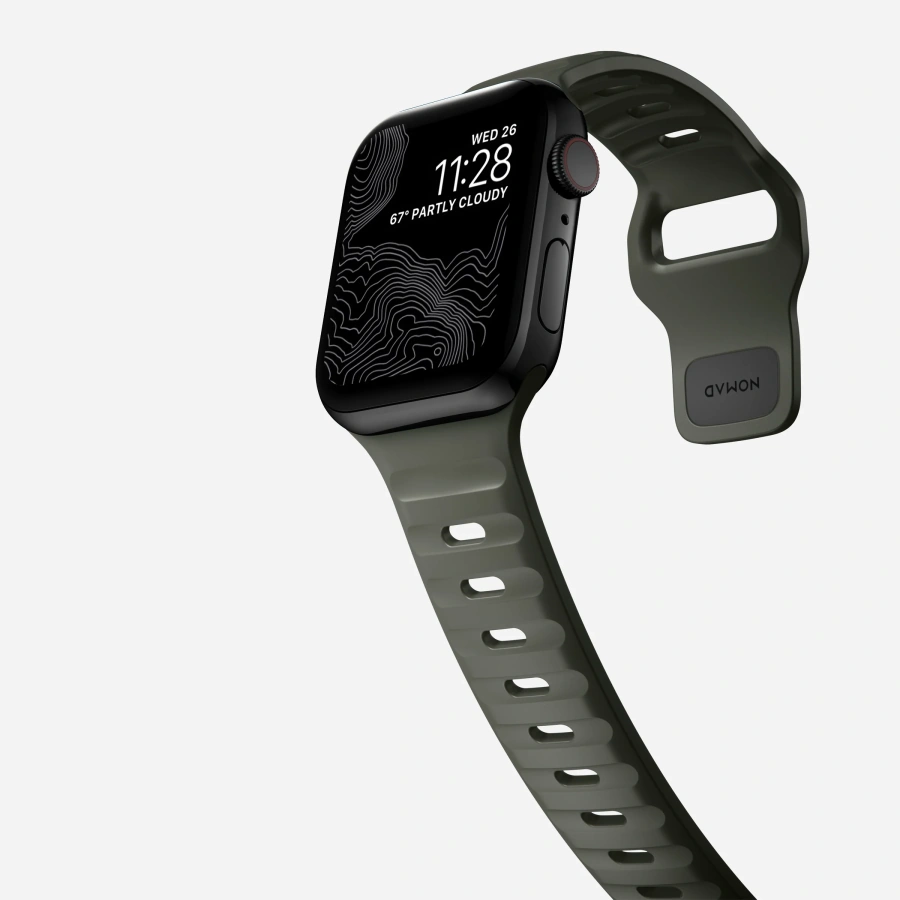 Ремінець NOMAD Sport Band для Apple Watch 42/44/45/46/49mm - Ash Green (NM01132585)