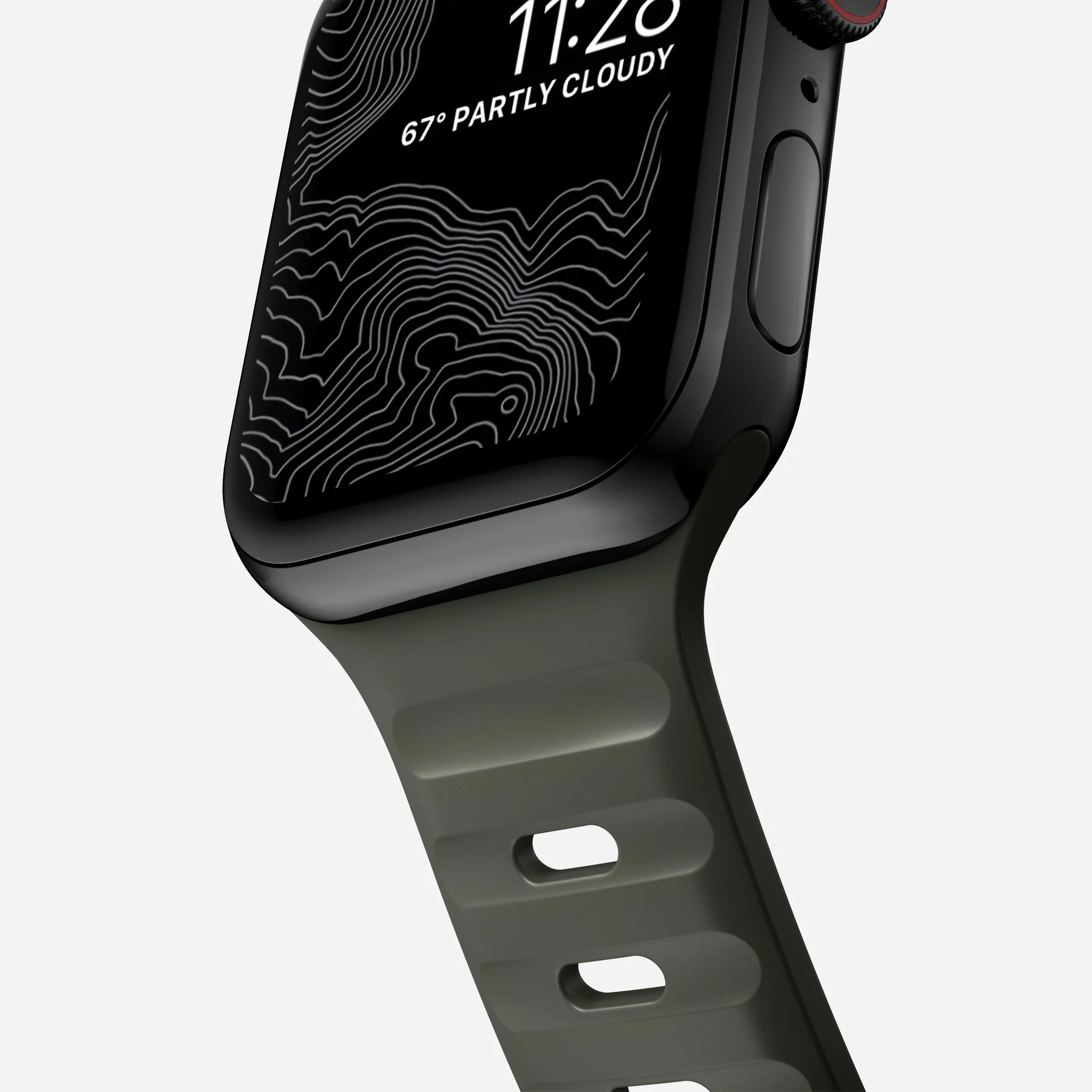 Ремінець NOMAD Sport Band для Apple Watch 42/44/45/46/49mm - Ash Green (NM01132585)