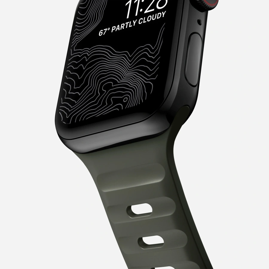 Ремінець NOMAD Sport Band для Apple Watch 42/44/45/46/49mm - Ash Green (NM01132585)