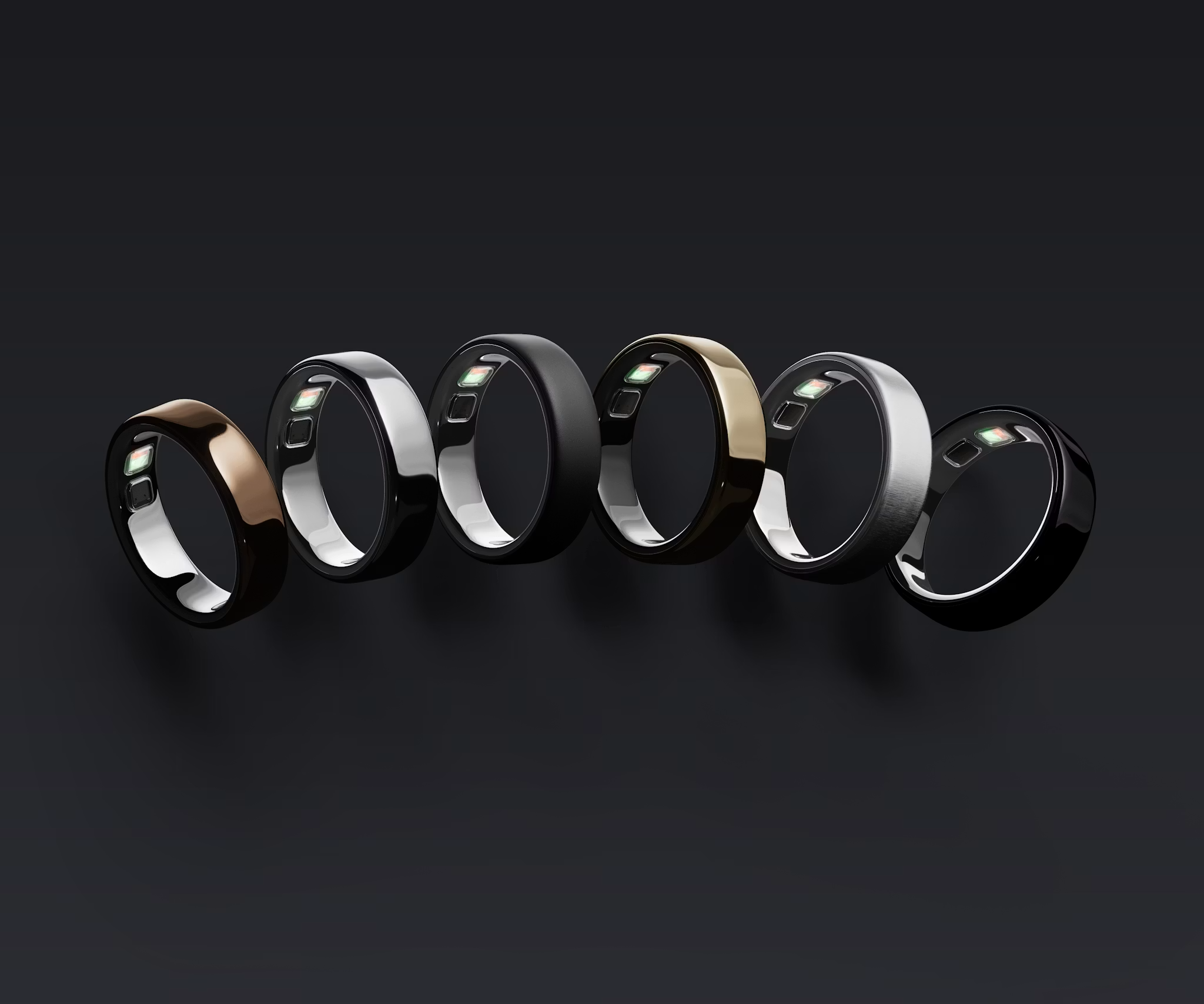 Розумне кільце Oura Ring 5 Brushed Silver - Size 7 (JZ90-61619-07)