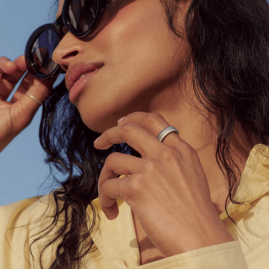 Розумне кільце Oura Ring 5 Brushed Silver - Size 7 (JZ90-61619-07)