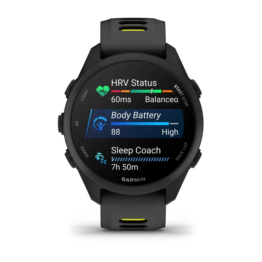 Смарт-часы Garmin Forerunner 170 Music Black with Black/Amp Yellow Band (010-03920-10)