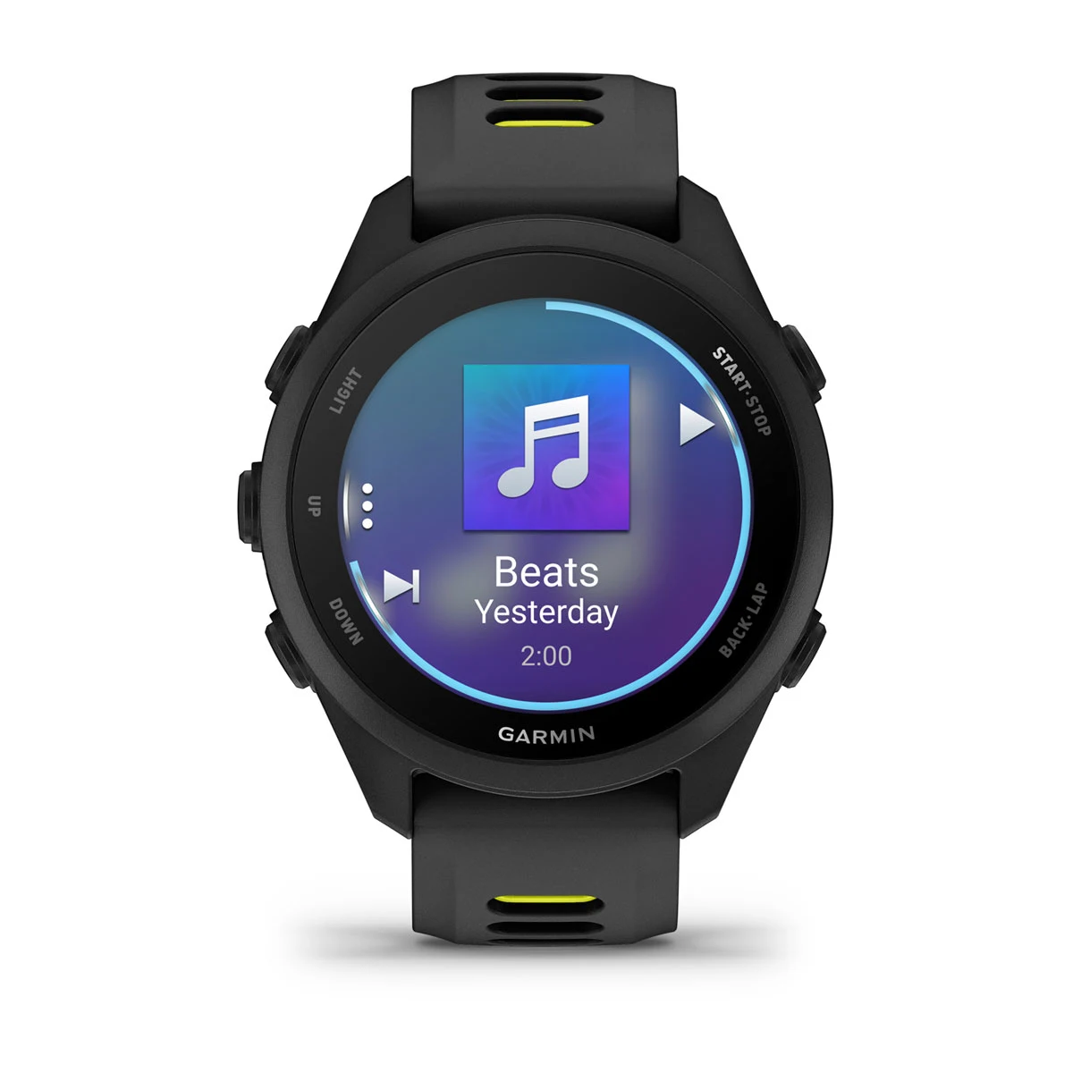 Смарт-часы Garmin Forerunner 170 Music Black with Black/Amp Yellow Band (010-03920-10)