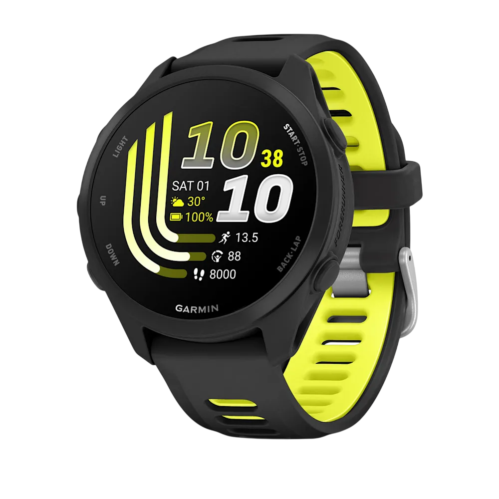 Смарт-часы Garmin Forerunner 170 Music Black with Black/Amp Yellow Band (010-03920-10)