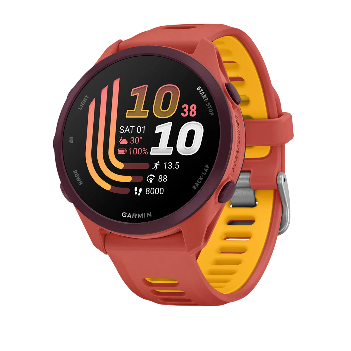 Смарт-часы Garmin Forerunner 170 Music Red Pink with Red Pink/Mango Band (010-03920-13)