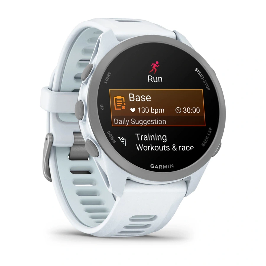 Смарт-часы Garmin Forerunner 170 Music Whitestone with Whitestone/Cloud Blue Band (010-03920-11)