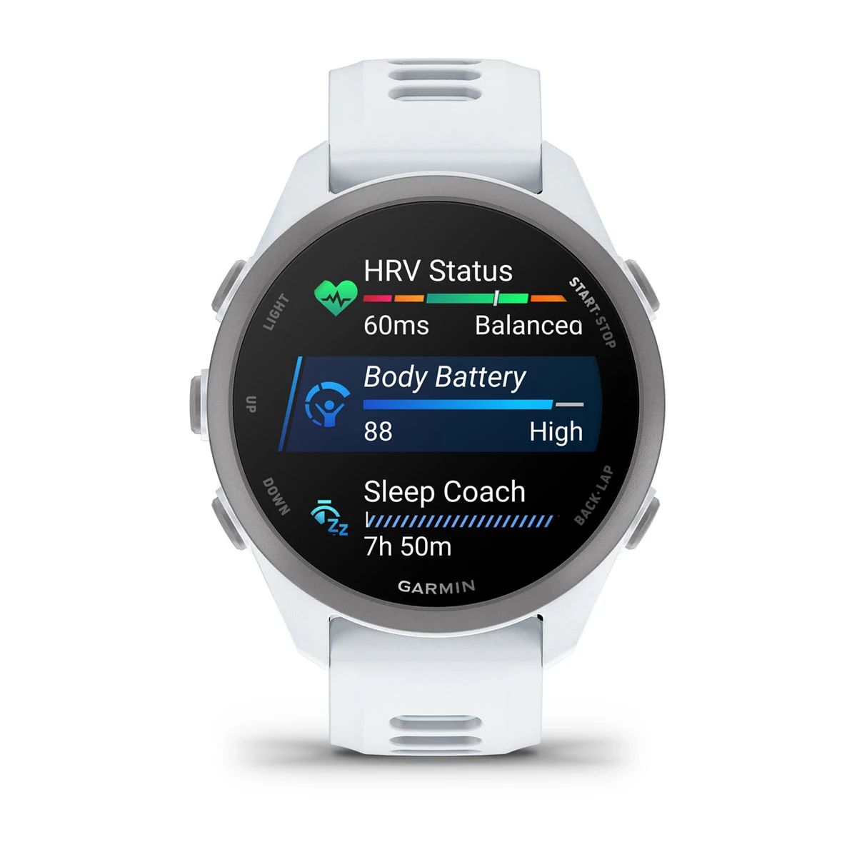 Смарт-часы Garmin Forerunner 170 Music Whitestone with Whitestone/Cloud Blue Band (010-03920-11)