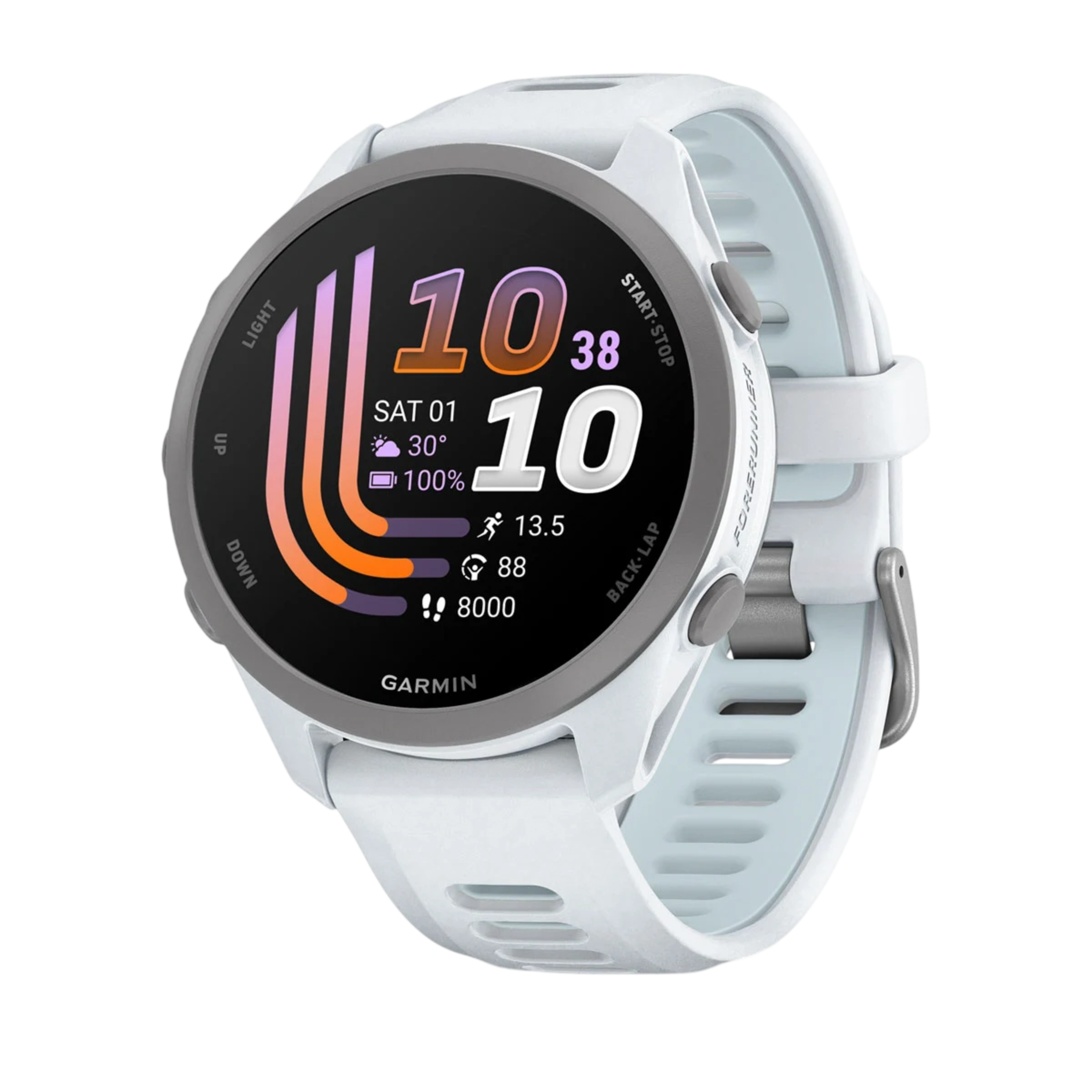 Смарт-часы Garmin Forerunner 170 Music Whitestone with Whitestone/Cloud Blue Band (010-03920-11) Смарт-часы Garmin Forerunner 170 Music Whitestone with Whitestone/Cloud Blue Band (010-03920-11)