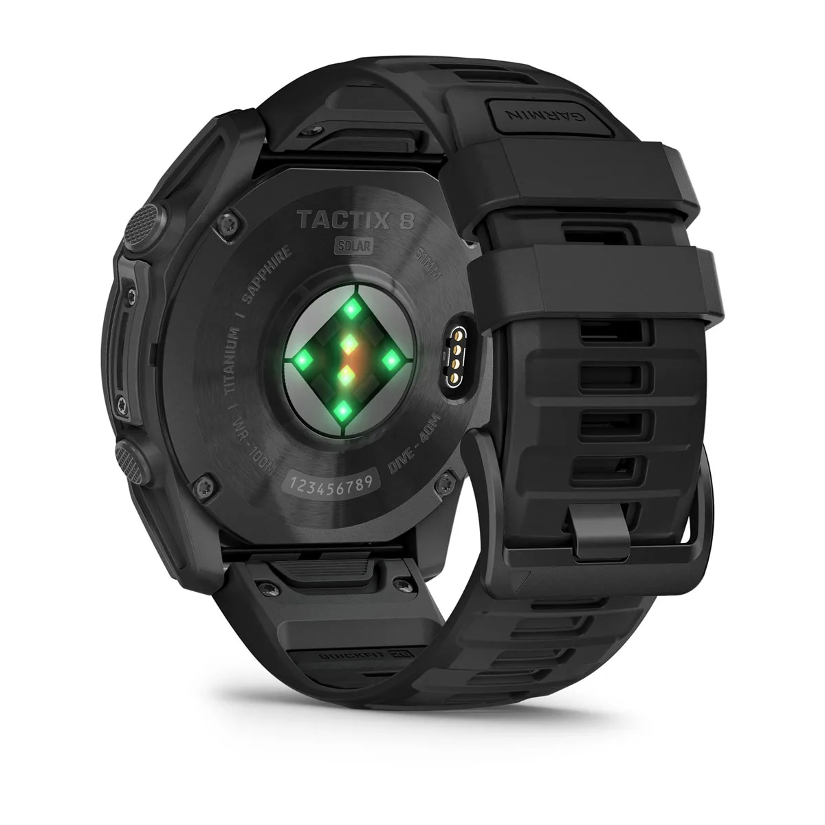 Смарт-годинник Garmin tactix 8 51 mm Solar Elite Includes Applied Ballistics Elite Solver (010-03407-10)