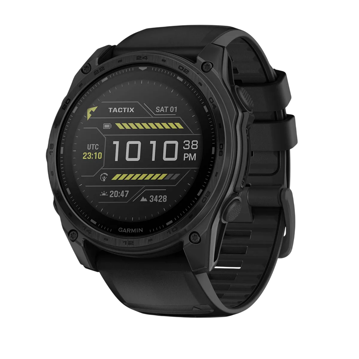 Смарт-годинник Garmin tactix 8 51 mm Solar Elite Includes Applied Ballistics Elite Solver (010-03407-10)