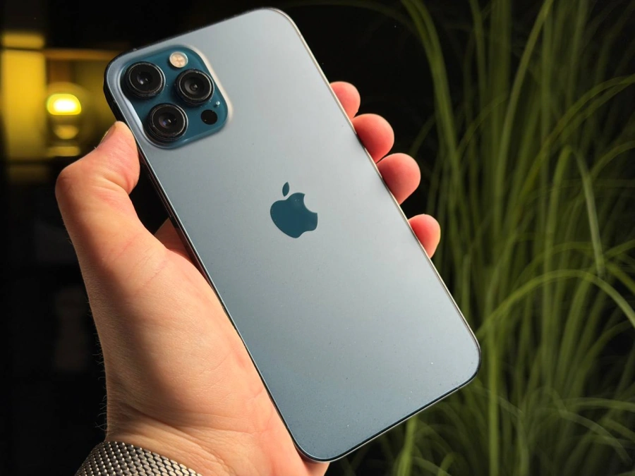 ВЖИВАНИЙ Б/У iPhone 12 Pro Max 256GB Pacific Blue (MGCN3, MGDF3) - Стан: задовільний | Акумулятор: 100% | Комплектація: повний | Гарантія: 3 міс.