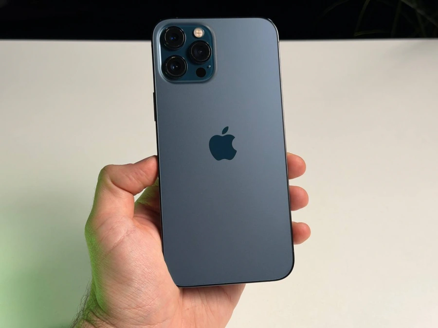 ВЖИВАНИЙ Б/У Apple iPhone 12 Pro Max 256GB Pacific Blue (MGCN3, MGDF3) - Стан: гарний | Акумулятор: 87% | Комплектація: iPhone, кабель | Гарантія: 3 міс.