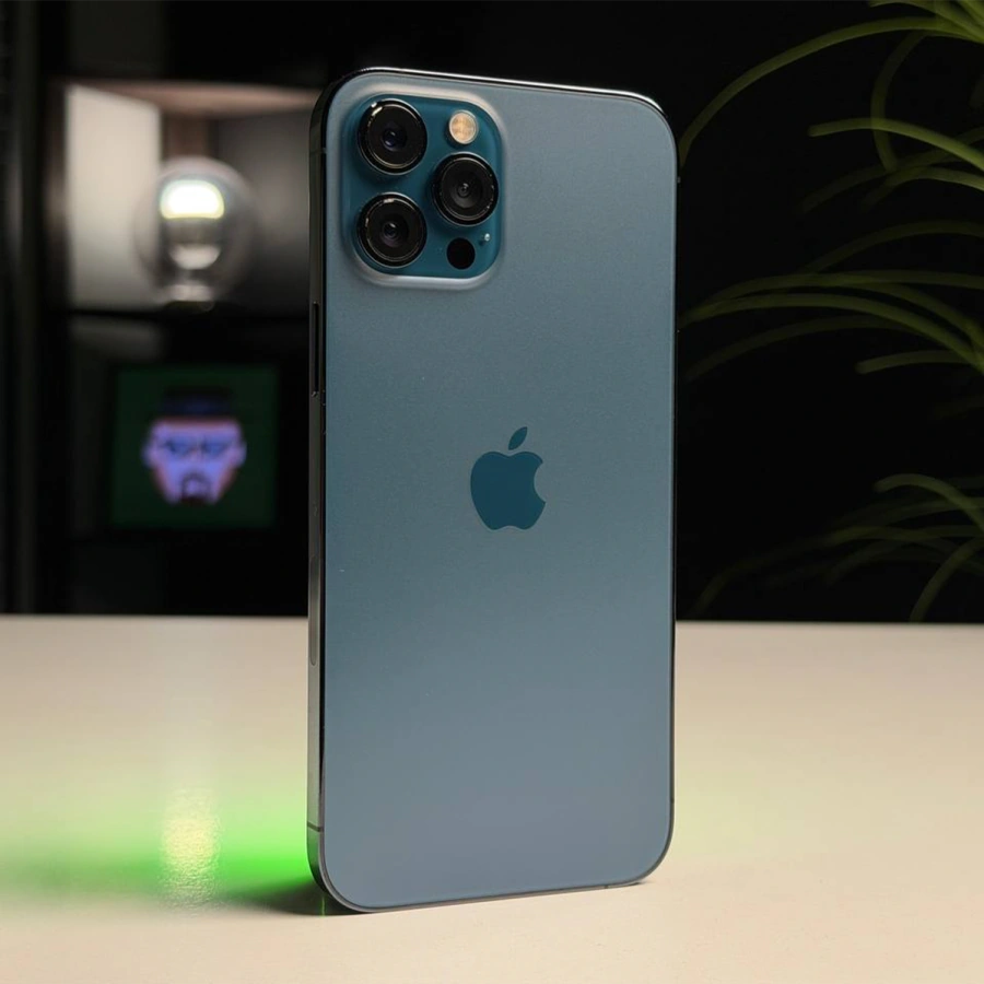 ВЖИВАНИЙ Б/У Apple iPhone 12 Pro Max 256GB Pacific Blue (MGCN3, MGDF3) - Стан: гарний | Акумулятор: 87% | Комплектація: iPhone, кабель | Гарантія: 3 міс.
