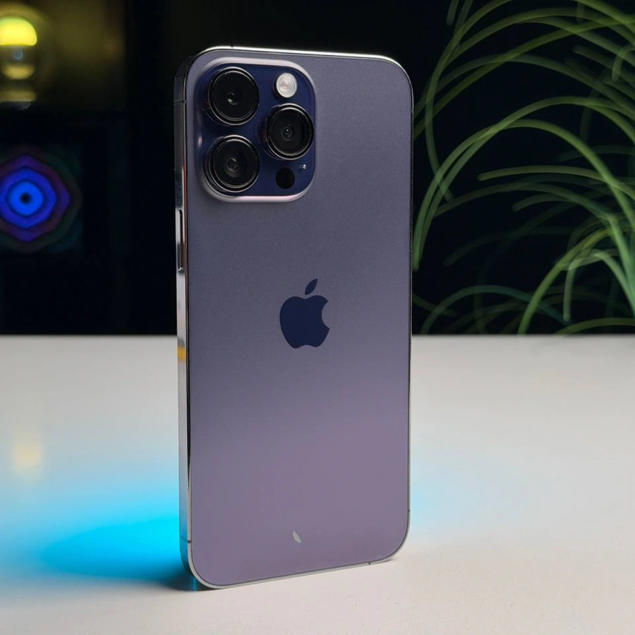 ВЖИВАНИЙ Б/У Apple iPhone 14 Pro Max 256GB Deep Purple (MQ9X3) - Стан: гарний | Акумулятор: 100% | Комплект: iPhone, кабель | Гарантія: 3 міс.