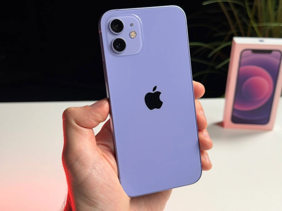 ВЖИВАНИЙ Б/У Apple iPhone 12 128GB Purple (MJNP3) - Стан: гарний | Акумулятор: 100% | Комплектація: повний | Гарантія: 3 міс.