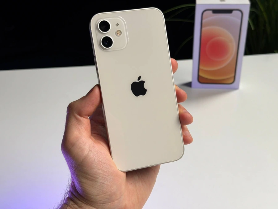 ВЖИВАНИЙ Б/У Apple iPhone 12 128GB White (MGHD3, MGJC3) - Стан: ідеальний | Акумулятор: 100% | Комплектація: повний | Гарантія: 3 міс.