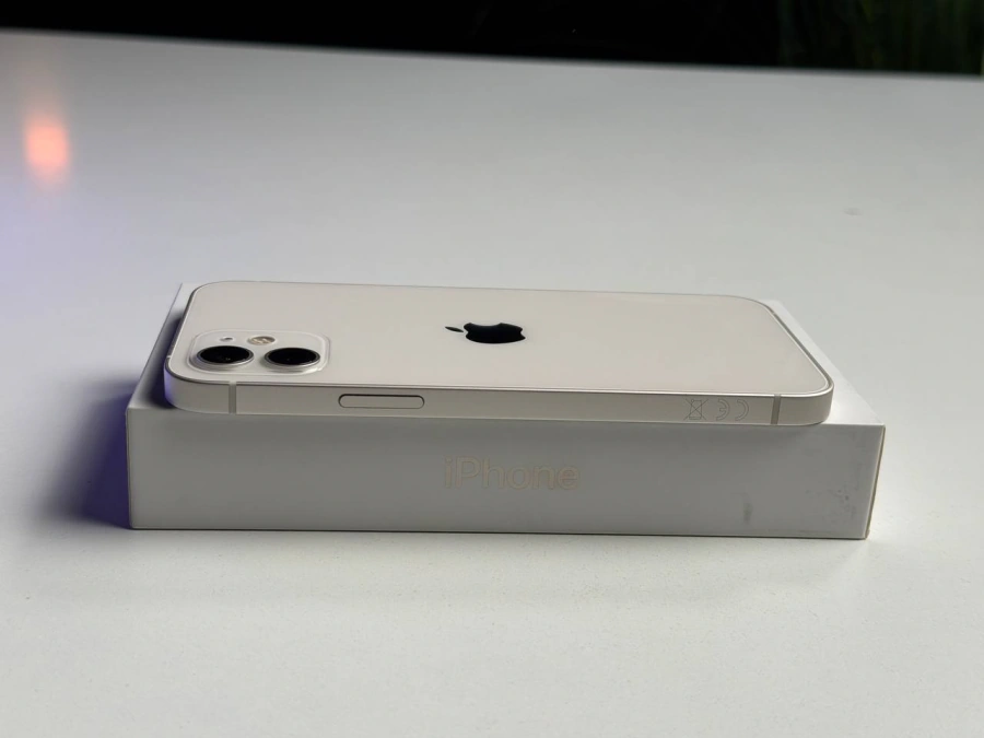 ВЖИВАНИЙ Б/У Apple iPhone 12 128GB White (MGHD3, MGJC3) - Стан: ідеальний | Акумулятор: 100% | Комплектація: повний | Гарантія: 3 міс.