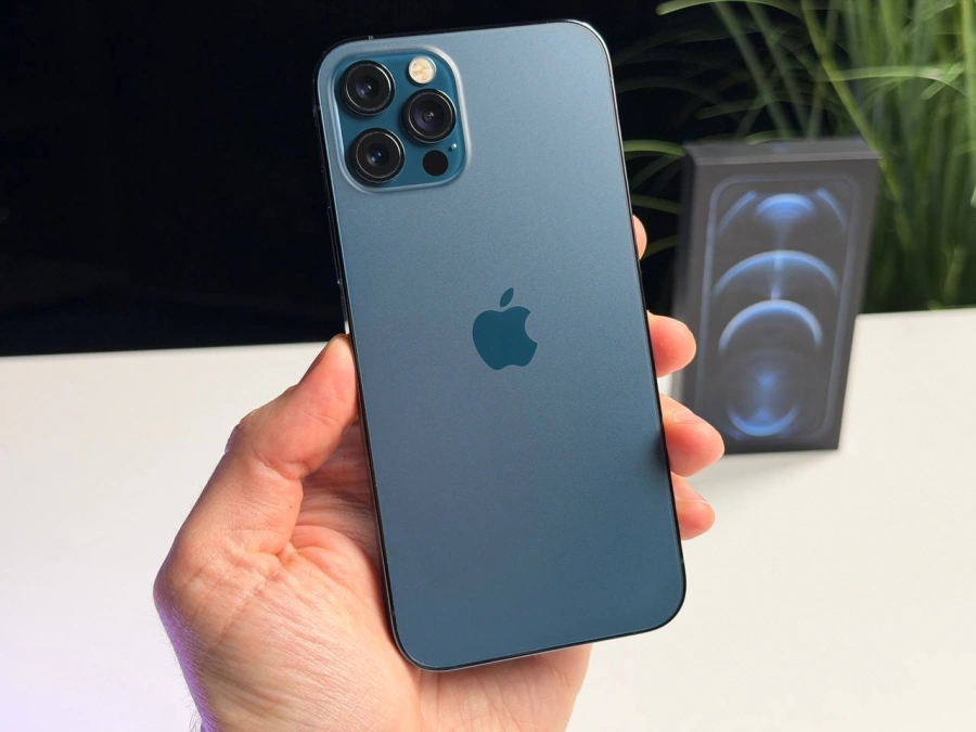 ВЖИВАНИЙ Б/У Apple iPhone 12 Pro 256GB Pacific Blue (MGLW3, MGMT3) - Стан: ідеальний | Акумулятор: 100% | Комплектація: повний | Гарантія: 3 міс.
