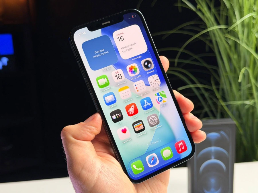 ВЖИВАНИЙ Б/У Apple iPhone 12 Pro 256GB Pacific Blue (MGLW3, MGMT3) - Стан: ідеальний | Акумулятор: 100% | Комплектація: повний | Гарантія: 3 міс.
