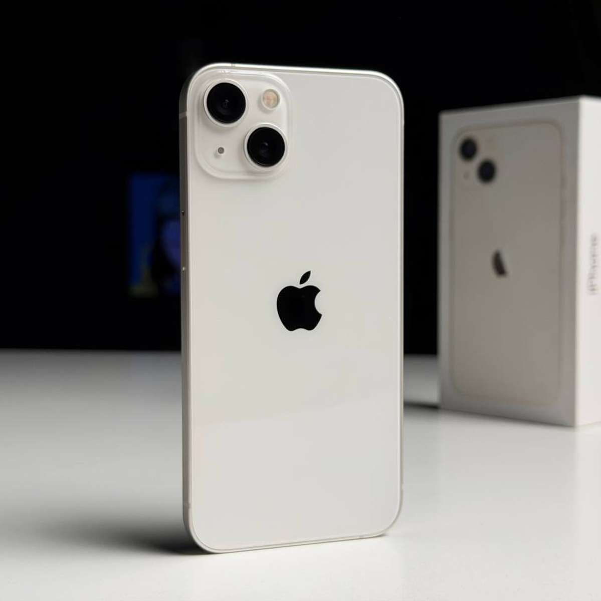 ВЖИВАНИЙ Б/У Apple iPhone 13 256GB Starlight (MLMX3, MLQ73) - Состояние: хороший | Аккумулятор: 100% | Комплектация: полный | Гарантия: 3 мес.