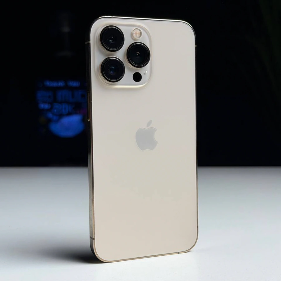 ВЖИВАНИЙ Б/У Apple iPhone 13 Pro 128GB Gold (MLTR3, MLVC3) - Состояние: хороший | Аккумулятор: 100% | Комплектация: iPhone, кабель | Гарантия: 3 мес.
