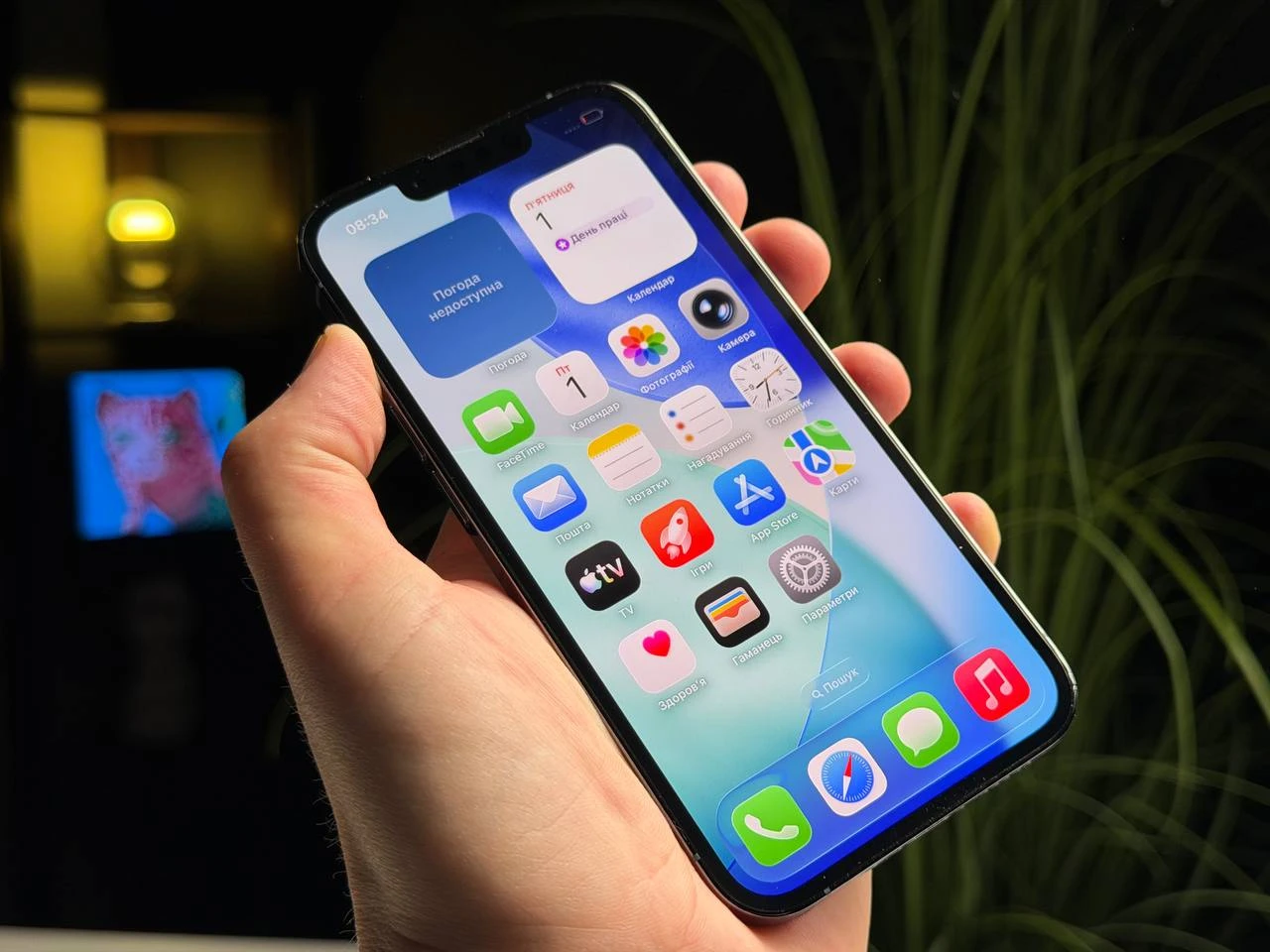 ВЖИВАНИЙ Б/У Apple iPhone 13 Pro 256GB Sierra Blue (MLU03, MLVP3) - Стан: гарний | Акумулятор: 100% | Комплектація: iPhone, кабель | Гарантія: 3 міс.