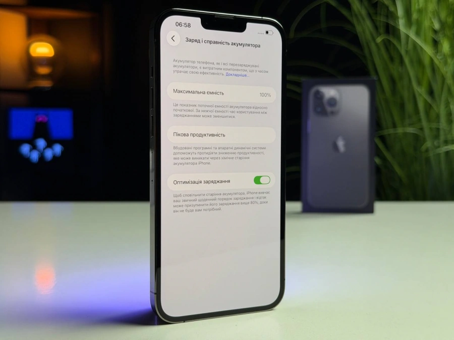 ВЖИВАНИЙ Б/У Apple iPhone 13 Pro Max 256GB Graphite (MLKR3, MLLA3) - Стан: гарний | Акумулятор: 100% | Комплектація: повний | Гарантія: 3 міс.