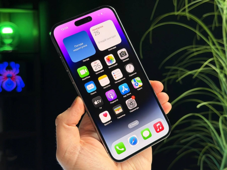 ВЖИВАНИЙ Б/У Apple iPhone 14 Pro Max 128GB Deep Purple eSim (MQ8R3) - Стан: гарний | Акумулятор: 100% | Комплектація: iPhone, кабель | Гарантія: 3 міс.
