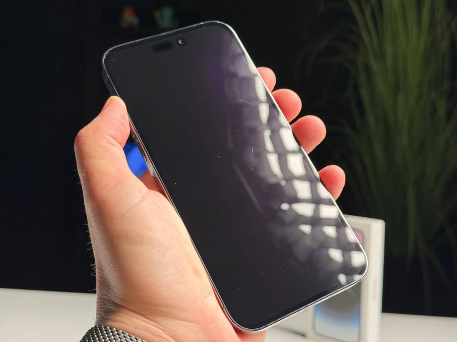 ВЖИВАНИЙ Б/У Apple iPhone 14 Pro Max 256GB Deep Purple (MQ9X3) - Состояние: удовлетворительный | Аккумулятор: 100% | Комплектация: полный | Гарантия: 3 мес.
