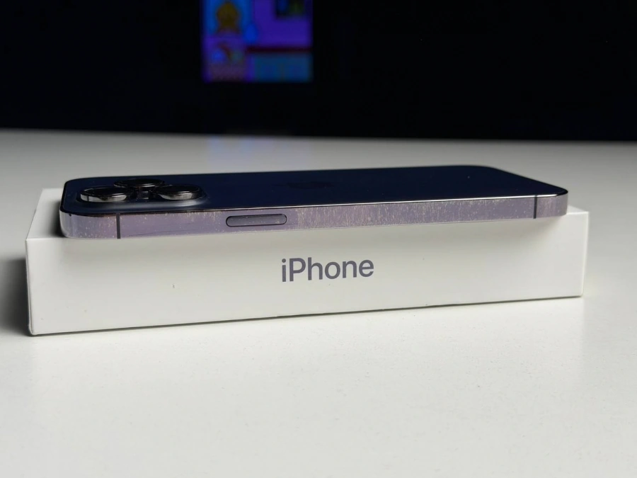 ВЖИВАНИЙ Б/У Apple iPhone 14 Pro Max 256GB Deep Purple (MQ9X3) - Состояние: удовлетворительный | Аккумулятор: 100% | Комплектация: полный | Гарантия: 3 мес.