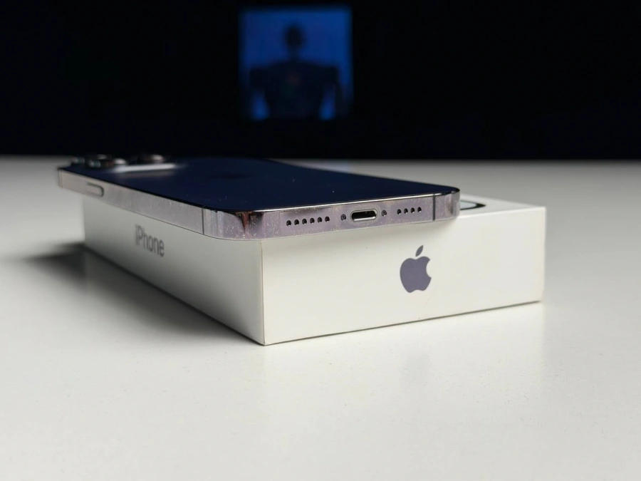 ВЖИВАНИЙ Б/У Apple iPhone 14 Pro Max 256GB Deep Purple (MQ9X3) - Состояние: удовлетворительный | Аккумулятор: 100% | Комплектация: полный | Гарантия: 3 мес.
