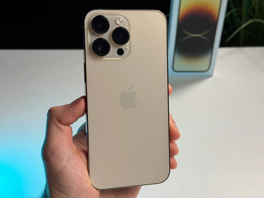 ВЖИВАНИЙ Б/У Apple iPhone 14 Pro Max 256GB Gold eSim (MQ8V3) - Состояние: хороший | Аккумулятор: 87% | Комплектация: полный | Гарантия: 3 мес.