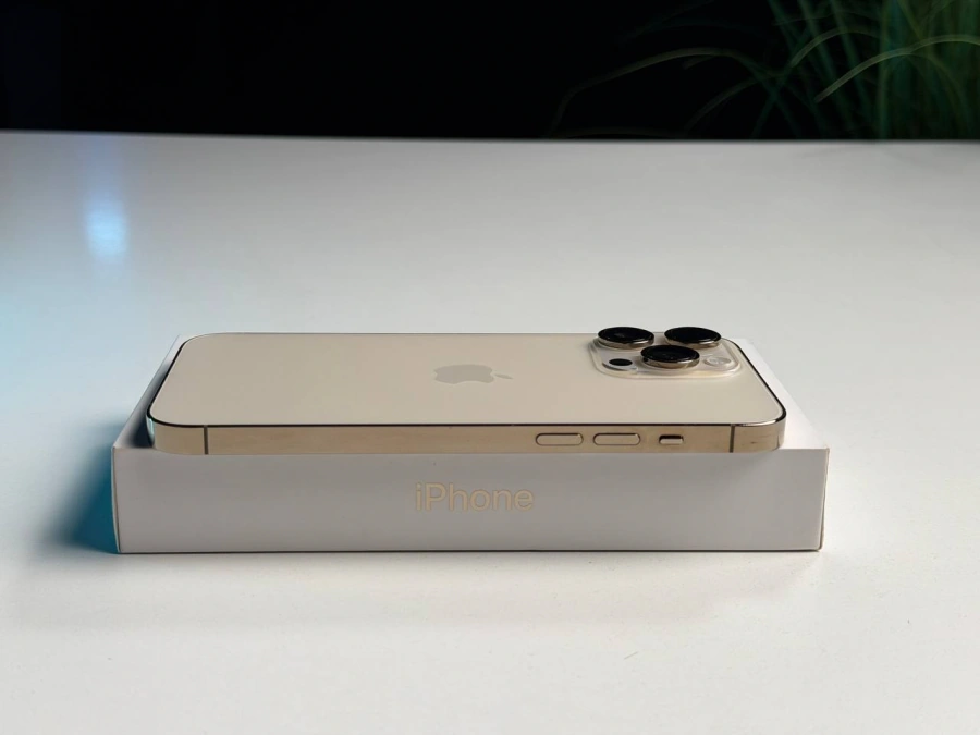 ВЖИВАНИЙ Б/У Apple iPhone 14 Pro Max 256GB Gold eSim (MQ8V3) - Состояние: хороший | Аккумулятор: 87% | Комплектация: полный | Гарантия: 3 мес.