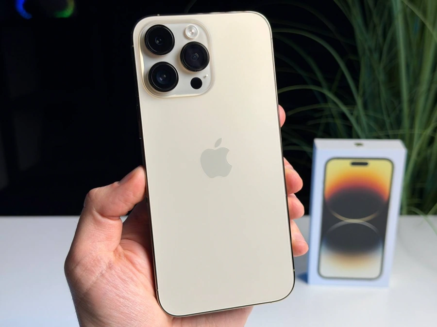 ВЖИВАНИЙ Б/У Apple iPhone 14 Pro Max 256GB Gold (MQ9W3) - Стан: ідеальний | Акумулятор: 100% | Комплектація: повний | Гарантія: 3 міс.