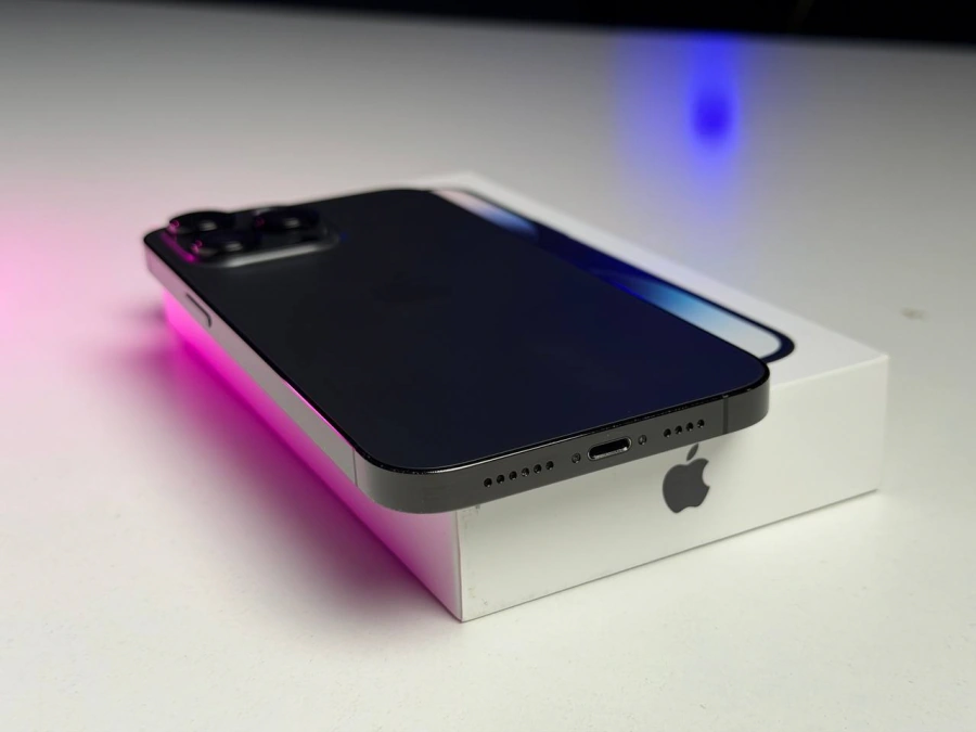 ВЖИВАНИЙ Б/У Apple iPhone 14 Pro Max 512GB Space Black (MQAF3) - Стан: гарний | Акумулятор: 100% | Комплектація: повний | Гарантія: 3 міс.