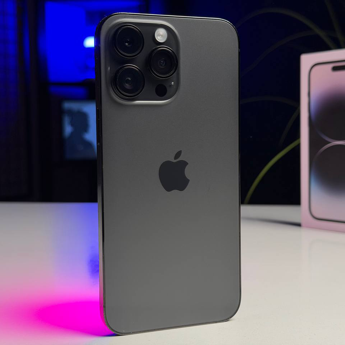 ВЖИВАНИЙ Б/У Apple iPhone 14 Pro Max 512GB Space Black (MQAF3) - Стан: гарний | Акумулятор: 100% | Комплектація: повний | Гарантія: 3 міс.
