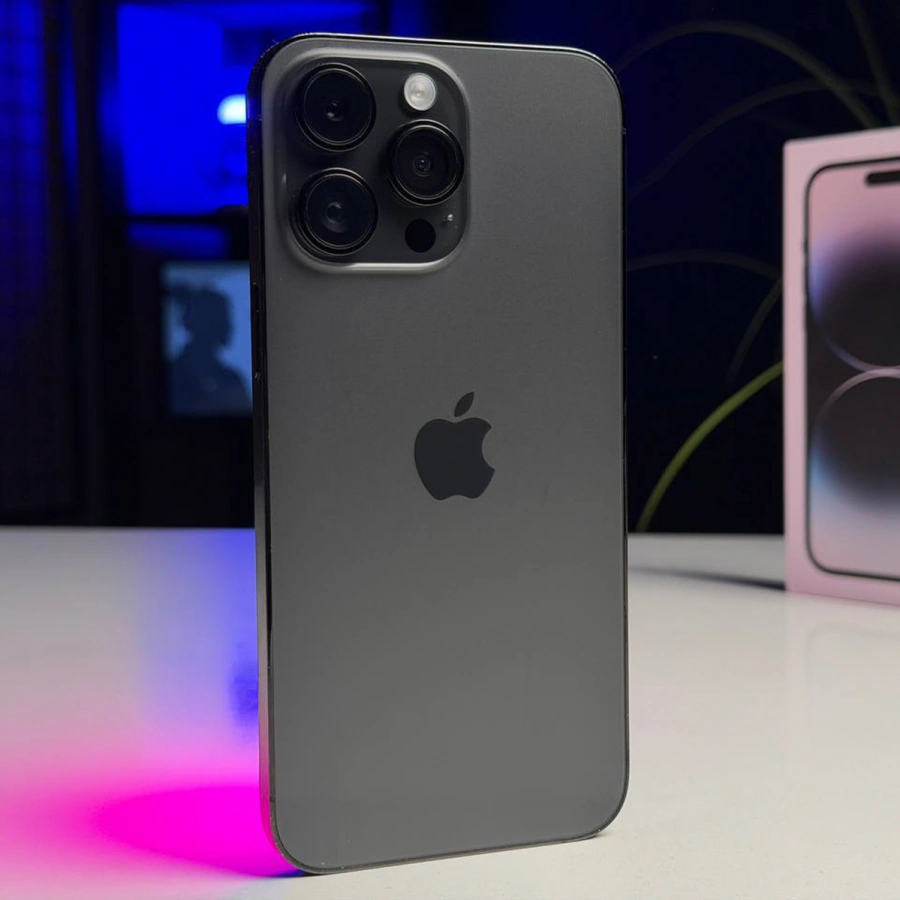 ВЖИВАНИЙ Б/У Apple iPhone 14 Pro Max 512GB Space Black (MQAF3) - Стан: гарний | Акумулятор: 100% | Комплектація: повний | Гарантія: 3 міс.