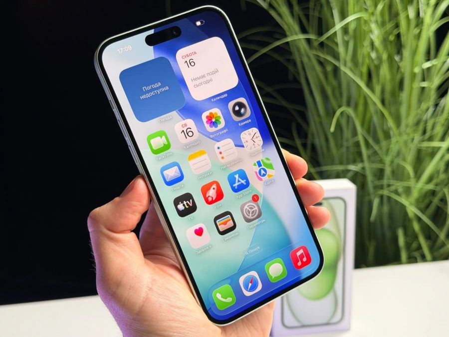 ВЖИВАНИЙ Б/У Apple iPhone 15 Plus 128GB Green eSim (MTXW3) - Стан: гарний | Акумулятор: 100% | Комплектація: повний | Гарантія: 3 міс.