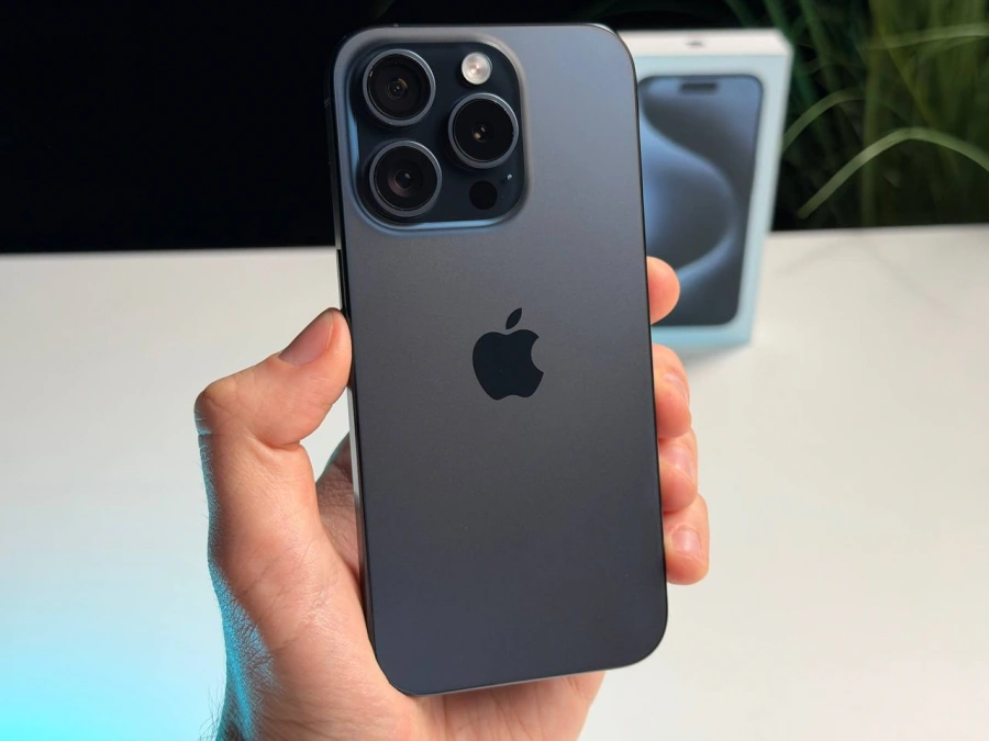 ВЖИВАНИЙ Б/У Apple iPhone 15 Pro 512GB Blue Titanium (MTVA3) - Состояние: хороший | Аккумулятор: 87% | Комплектация: полный | Гарантия: 3 мес.