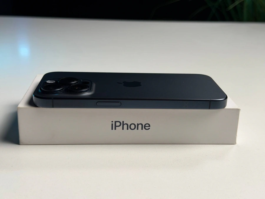 ВЖИВАНИЙ Б/У Apple iPhone 15 Pro 512GB Blue Titanium (MTVA3) - Состояние: хороший | Аккумулятор: 87% | Комплектация: полный | Гарантия: 3 мес.