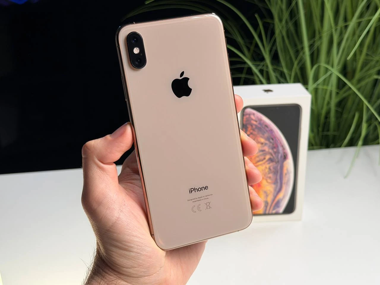 ВЖИВАНИЙ Б/У Apple iPhone XS Max 64GB Gold (MT522) - Состояние: хороший | Аккумулятор: 100% | Комплектация: полный | Гарантия: 3 мес.