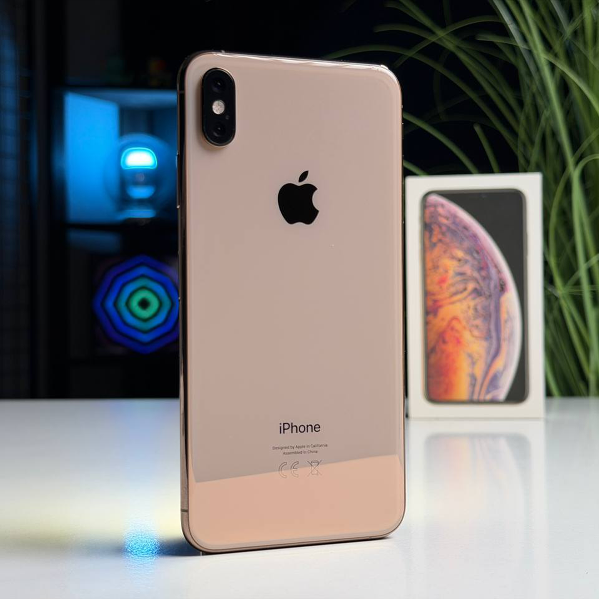 ВЖИВАНИЙ Б/У Apple iPhone XS Max 64GB Gold (MT522) - Состояние: хороший | Аккумулятор: 100% | Комплектация: полный | Гарантия: 3 мес.