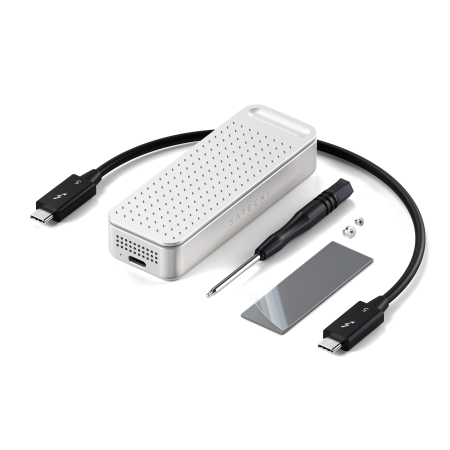 Зовнішній корпус для SSD Satechi DotDisk 80Gbps SSD Enclosure - Silver (ST-EDD80S)